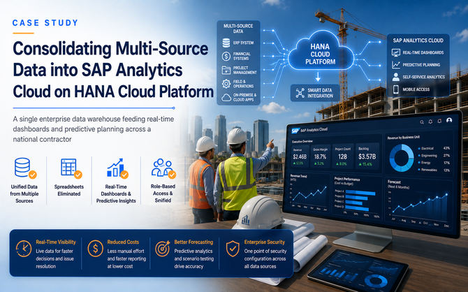 Consolidating Multi-Source Data into SAP Analytics Cloud on HANA Cloud Platform